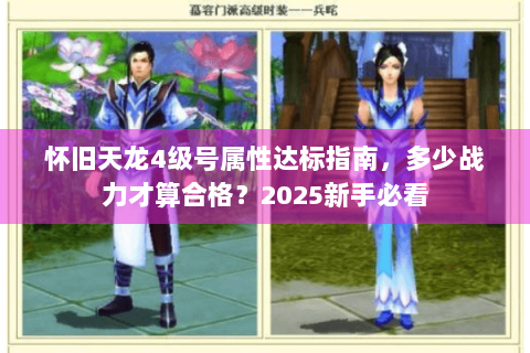怀旧天龙4级号属性达标指南，多少战力才算合格？2025新手必看