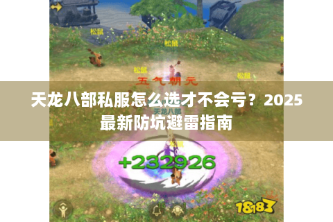 天龙八部私服怎么选才不会亏？2025最新防坑避雷指南