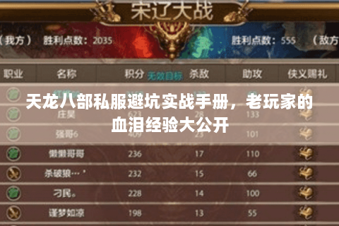 天龙八部私服避坑实战手册，老玩家的血泪经验大公开