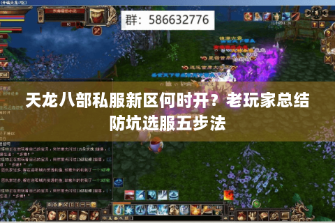 天龙八部私服新区何时开？老玩家总结防坑选服五步法