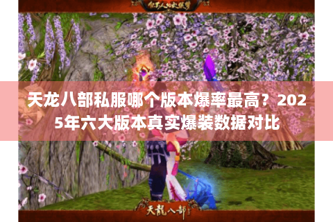 天龙八部私服哪个版本爆率最高？2025年六大版本真实爆装数据对比