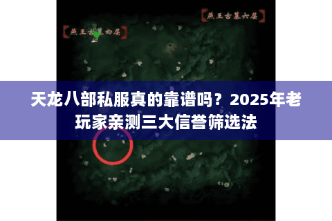 天龙八部私服真的靠谱吗？2025年老玩家亲测三大信誉筛选法