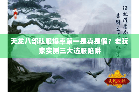 天龙八部私服爆率第一是真是假？老玩家实测三大选服陷阱