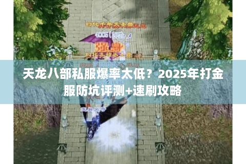 天龙八部私服爆率太低？2025年打金服防坑评测+速刷攻略