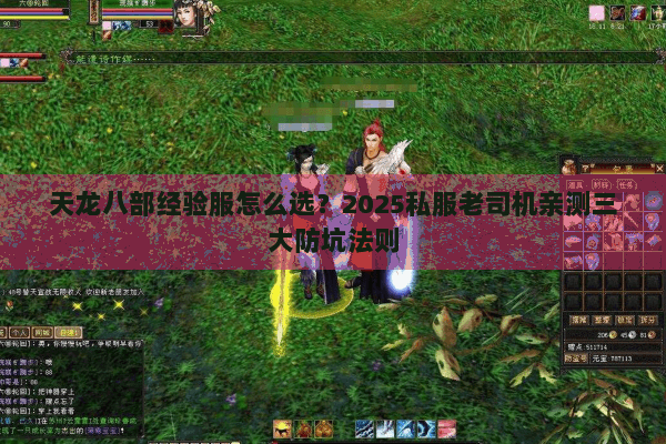 天龙八部经验服怎么选？2025私服老司机亲测三大防坑法则