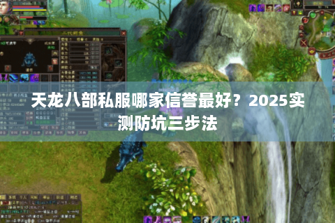 天龙八部私服哪家信誉最好？2025实测防坑三步法