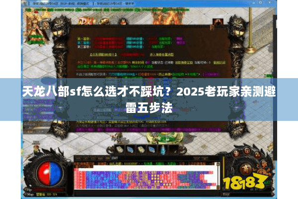 天龙八部sf怎么选才不踩坑？2025老玩家亲测避雷五步法