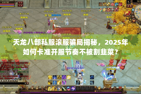 天龙八部私服滚服骗局揭秘，2025年如何卡准开服节奏不被割韭菜？