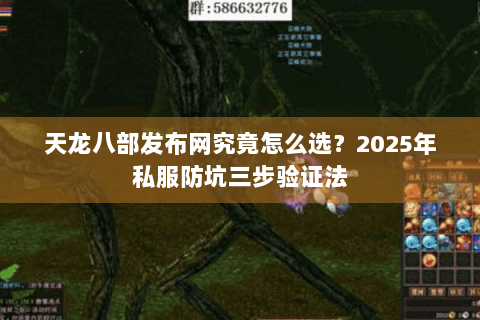 天龙八部发布网究竟怎么选？2025年私服防坑三步验证法