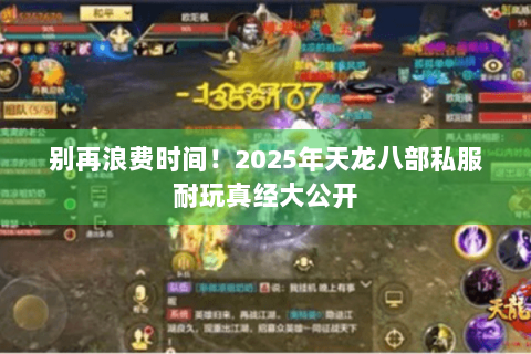 别再浪费时间！2025年天龙八部私服耐玩真经大公开