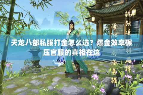 天龙八部私服打金怎么选？爆金效率碾压官服的真相在这