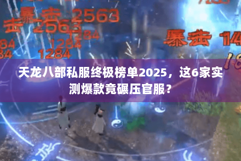 天龙八部私服终极榜单2025，这6家实测爆款竟碾压官服？