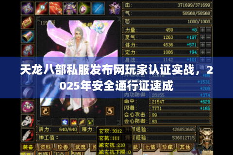 天龙八部私服发布网玩家认证实战，2025年安全通行证速成