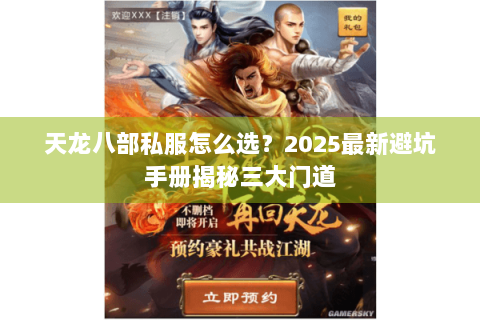 天龙八部私服怎么选？2025最新避坑手册揭秘三大门道