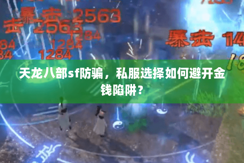 天龙八部sf防骗，私服选择如何避开金钱陷阱？