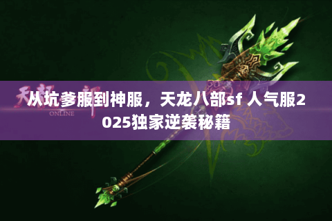 从坑爹服到神服，天龙八部sf 人气服2025独家逆袭秘籍