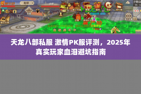 天龙八部私服 激情PK服评测，2025年真实玩家血泪避坑指南