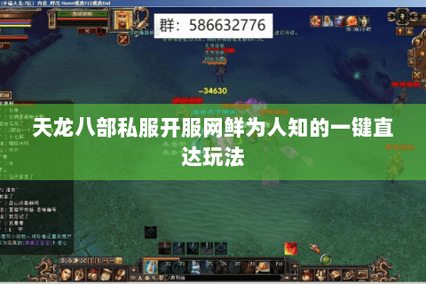 天龙八部私服开服网鲜为人知的一键直达玩法