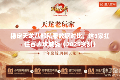稳定天龙八部私服数据对比，这3家扛住百人攻城战（2025实测）