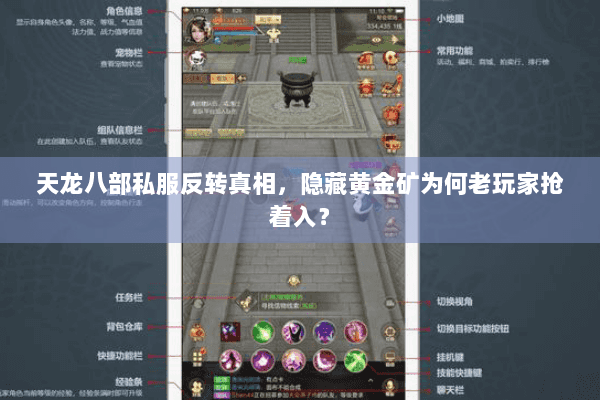 天龙八部私服反转真相，隐藏黄金矿为何老玩家抢着入？