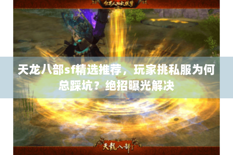 天龙八部sf精选推荐，玩家挑私服为何总踩坑？绝招曝光解决