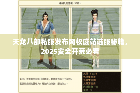 天龙八部私服发布网权威站选服秘籍，2025安全开荒必看