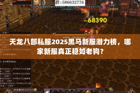 天龙八部私服2025黑马新服潜力榜，哪家新服真正稳如老狗？