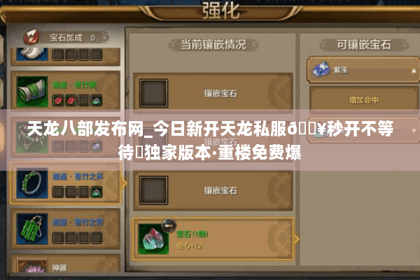 天龙八部发布网_今日新开天龙私服🔥秒开不等待◈独家版本·重楼免费爆
