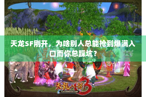 天龙SF刚开，为啥别人总能抢到爆满入口而你总踩坑？