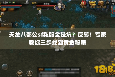 天龙八部公sf私服全是坑？反转！专家教你三步找到黄金秘籍