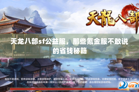 天龙八部sf公益服，那些氪金服不敢说的省钱秘籍