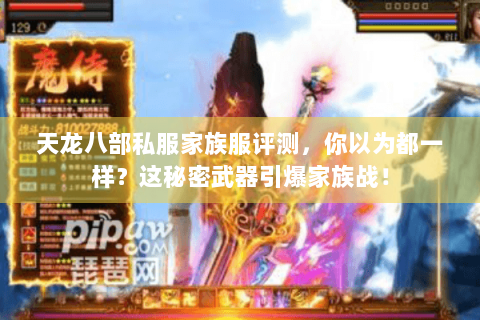 天龙八部私服家族服评测，你以为都一样？这秘密武器引爆家族战！