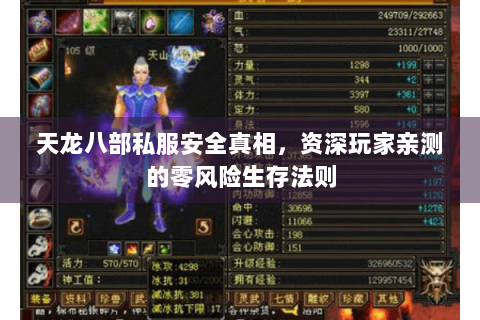 天龙八部私服安全真相，资深玩家亲测的零风险生存法则