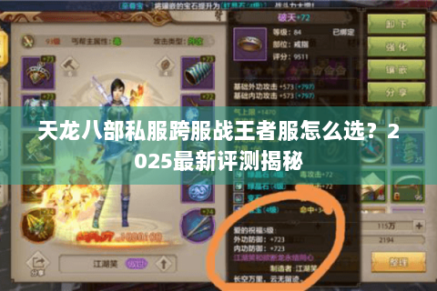 天龙八部私服跨服战王者服怎么选？2025最新评测揭秘