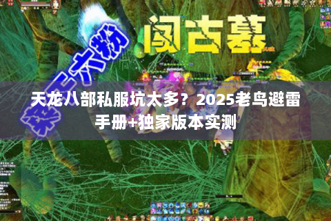 天龙八部私服坑太多？2025老鸟避雷手册+独家版本实测
