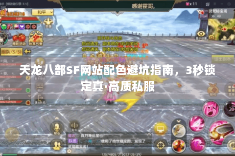 天龙八部SF网站配色避坑指南，3秒锁定真·高质私服