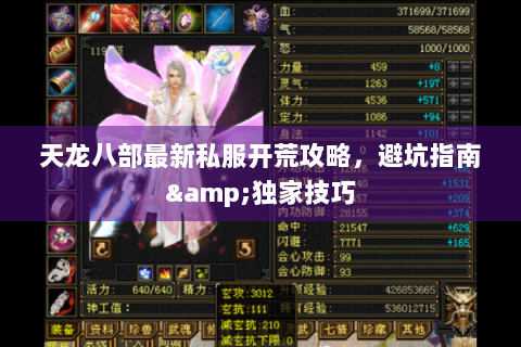 天龙八部最新私服开荒攻略，避坑指南&独家技巧