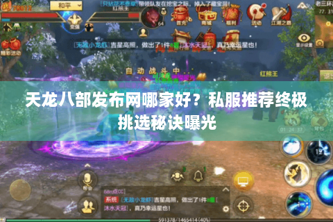 天龙八部发布网哪家好？私服推荐终极挑选秘诀曝光