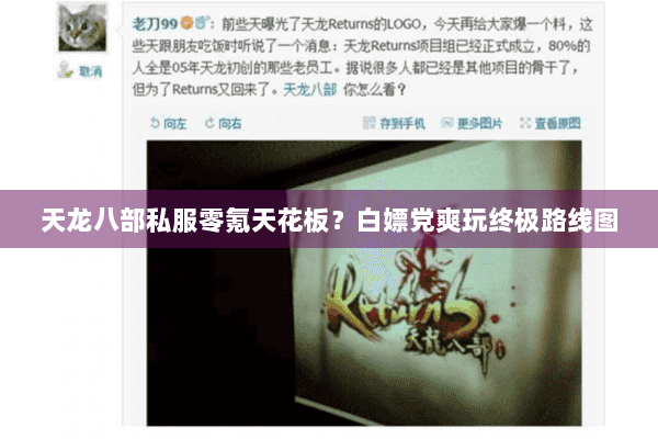 天龙八部私服零氪天花板？白嫖党爽玩终极路线图