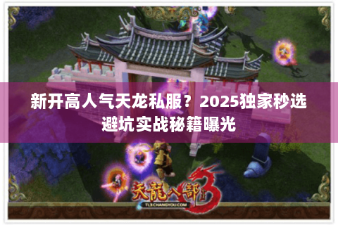新开高人气天龙私服？2025独家秒选避坑实战秘籍曝光