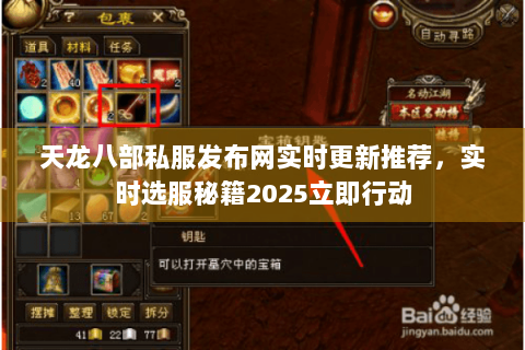 天龙八部私服发布网实时更新推荐，实时选服秘籍2025立即行动