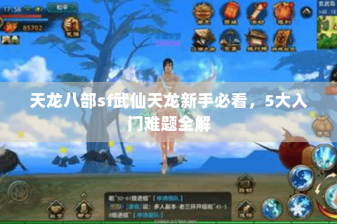 天龙八部sf武仙天龙新手必看，5大入门难题全解