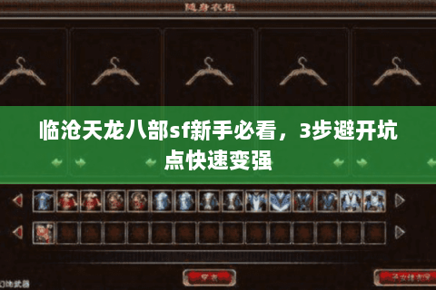 临沧天龙八部sf新手必看，3步避开坑点快速变强