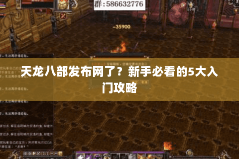 天龙八部发布网了？新手必看的5大入门攻略