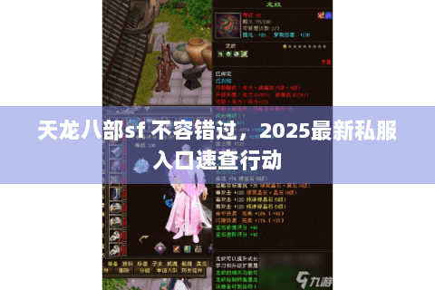 天龙八部sf 不容错过，2025最新私服入口速查行动