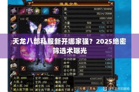 天龙八部私服新开哪家强？2025绝密筛选术曝光