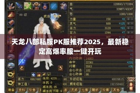 天龙八部私服PK服推荐2025，最新稳定高爆率服一键开玩
