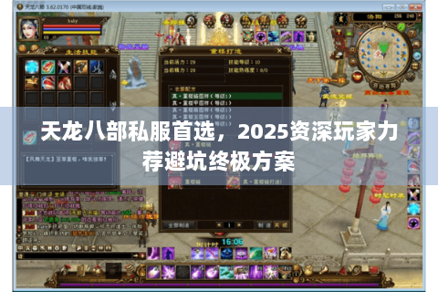 天龙八部私服首选，2025资深玩家力荐避坑终极方案