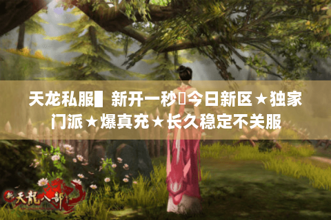 天龙私服▌新开一秒▐今日新区★独家门派★爆真充★长久稳定不关服