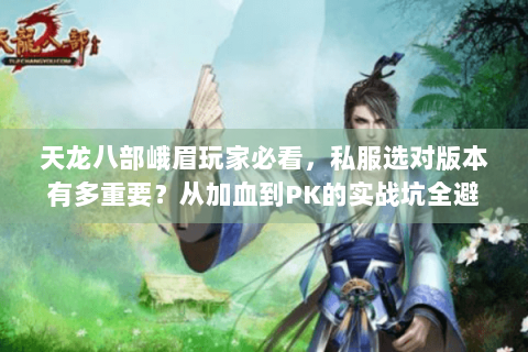 天龙八部峨眉玩家必看，私服选对版本有多重要？从加血到PK的实战坑全避了